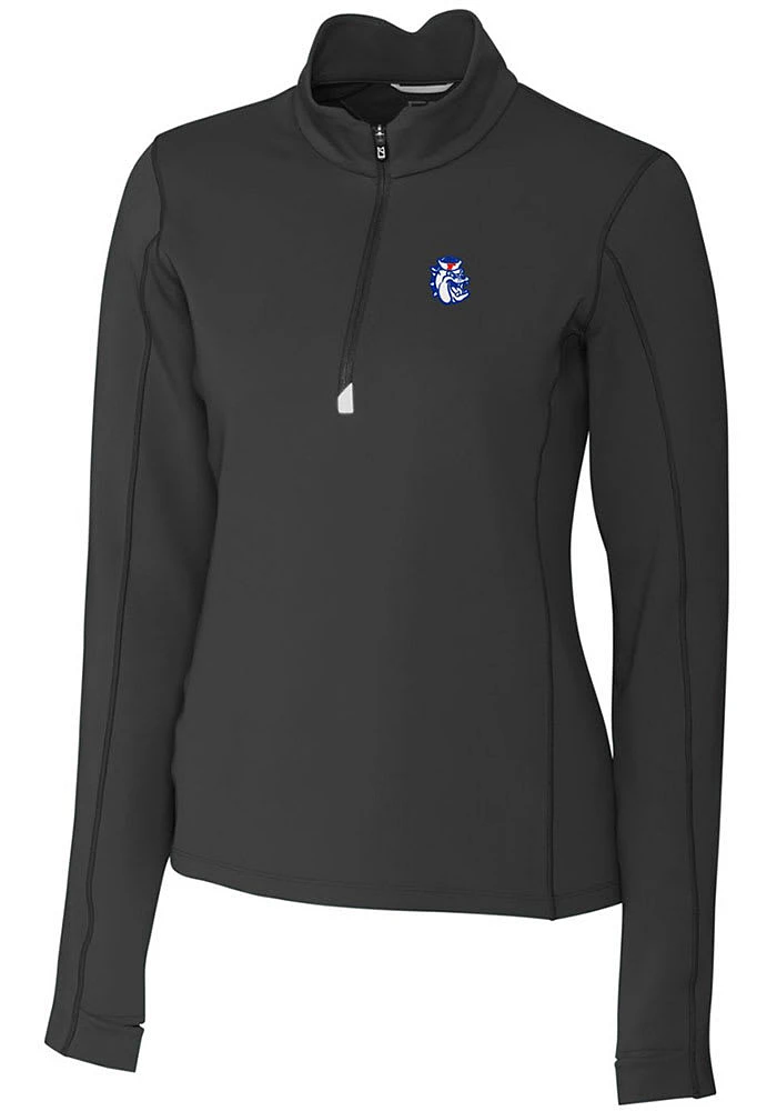 Cutter and Buck Fresno State Bulldogs Womens Traverse Qtr Zip