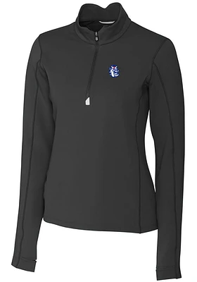 Cutter and Buck Fresno State Bulldogs Womens Traverse Qtr Zip