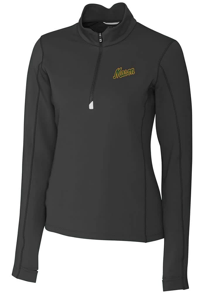 Cutter and Buck George Mason University Womens Vault Traverse Qtr Zip