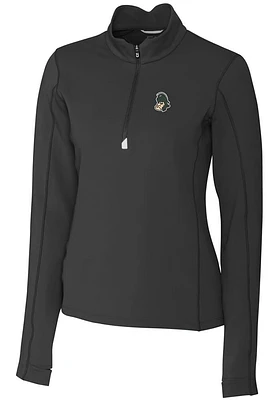 Cutter and Buck Michigan State Spartans Womens Vault Traverse Qtr Zip