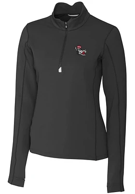 Cutter and Buck NC State Wolfpack Womens Traverse Qtr Zip