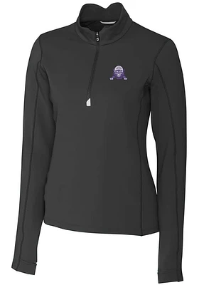 Womens Northwestern Wildcats Cutter and Buck Vault Traverse Qtr Zip