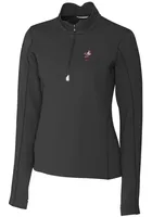 Womens Ohio State Buckeyes Cutter and Buck Vault Traverse Qtr Zip