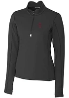 Cutter and Buck Southern Illinois Salukis Womens Traverse Qtr Zip
