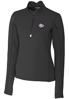 Cutter and Buck TCU Horned Frogs Womens Vault Traverse Qtr Zip