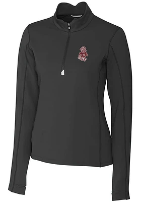 Cutter and Buck Washington State Cougars Womens Vault Traverse Qtr Zip