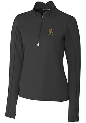 Cutter and Buck Wichita State Shockers Womens Vault Traverse Qtr Zip