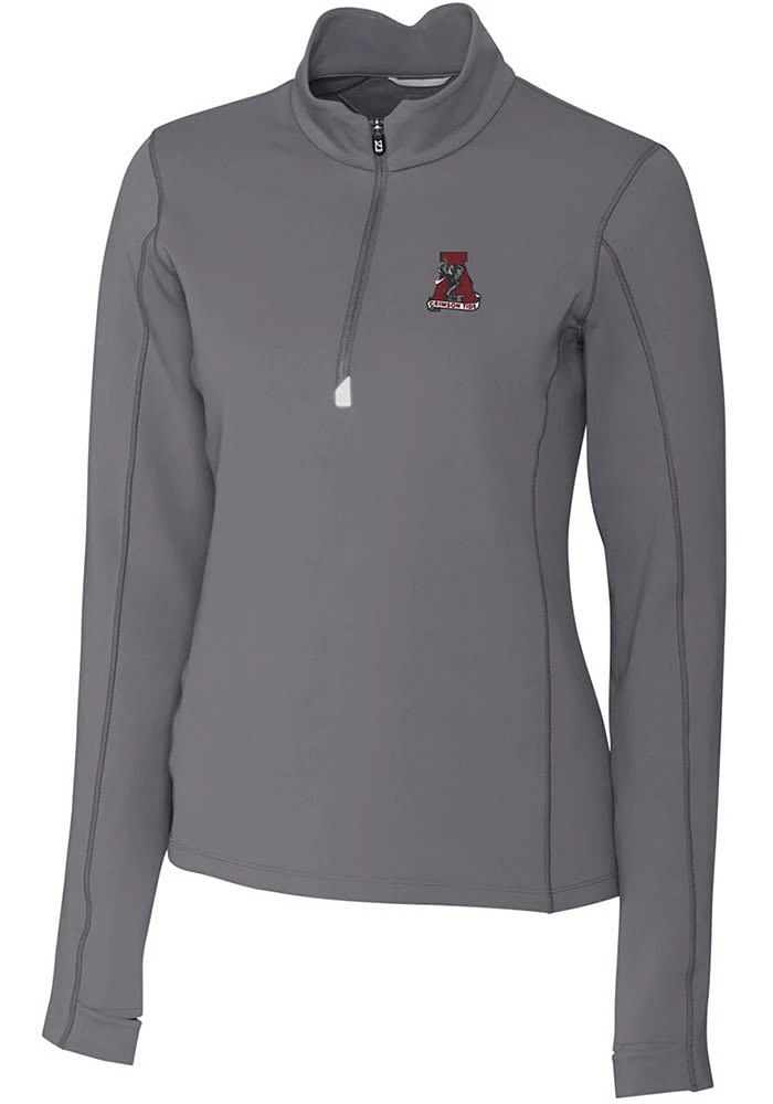 Cutter and Buck Alabama Crimson Tide Womens Vault Traverse Qtr Zip