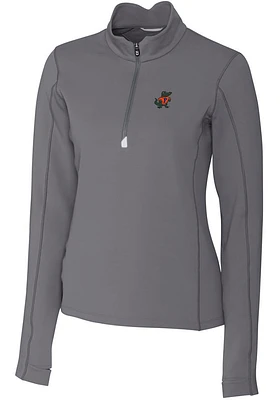 Cutter and Buck Florida Gators Womens Vault Traverse Qtr Zip