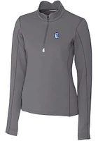 Cutter and Buck Fresno State Bulldogs Womens Vault Traverse Qtr Zip