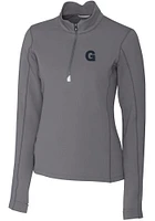 Cutter and Buck Gonzaga Bulldogs Womens Vault Traverse Qtr Zip