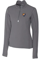 Womens Illinois Fighting Illini Cutter and Buck Vault Traverse Qtr Zip