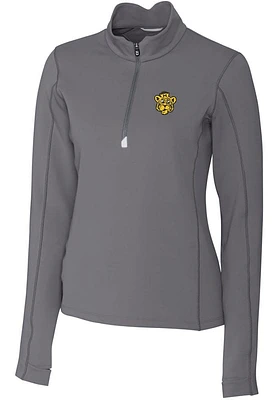 Cutter and Buck Missouri Tigers Womens Vault Traverse Qtr Zip
