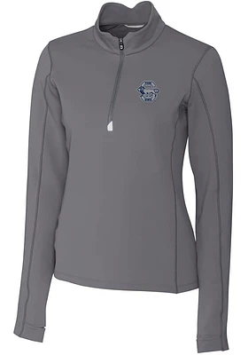 Cutter and Buck Penn State Nittany Lions Womens Vault Traverse Qtr Zip