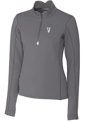 Cutter and Buck Villanova Wildcats Womens Vault Traverse Qtr Zip