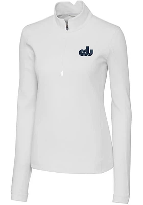 Cutter and Buck Old Dominion Monarchs Womens White Traverse Qtr Zip