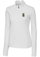Cutter and Buck Wichita State Shockers Womens White Vault Traverse Qtr Zip