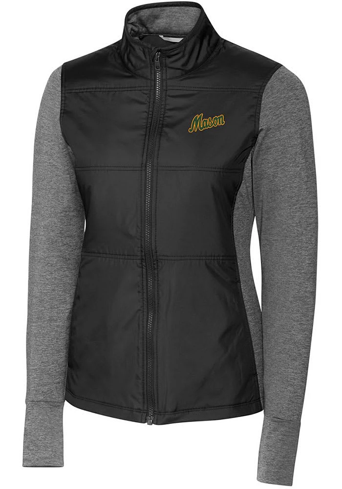 Cutter and Buck George Mason University Womens Vault Stealth Medium Weight Jacket