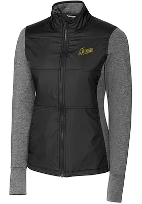 Cutter and Buck George Mason University Womens Vault Stealth Medium Weight Jacket