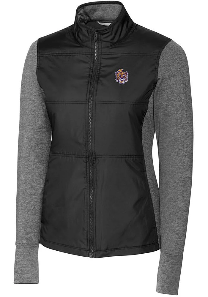 Cutter and Buck LSU Tigers Womens Vault Stealth Medium Weight Jacket