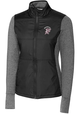Cutter and Buck Mississippi State Bulldogs Womens Vault Stealth Medium Weight Jacket