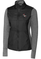 Cutter and Buck NC State Wolfpack Womens Stealth Hybrid Quilted Medium Weight Jacket