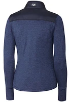 Cutter and Buck Georgetown Hoyas Womens Navy Blue Vault Stealth Medium Weight Jacket