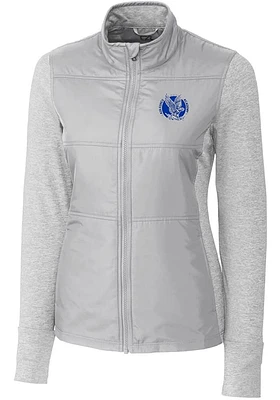 Cutter and Buck Air Force Falcons Womens Grey Vault Stealth Medium Weight Jacket