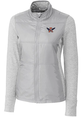 Cutter and Buck Auburn Tigers Womens Grey Vault Stealth Medium Weight Jacket