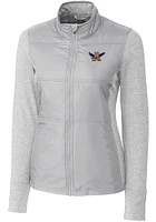 Cutter and Buck Auburn Tigers Womens Grey Vault Stealth Medium Weight Jacket
