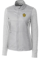 Cutter and Buck Missouri Tigers Womens Grey Stealth Hybrid Quilted Medium Weight Jacket