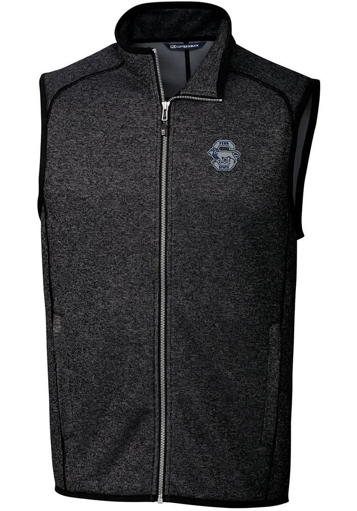 Charcoal Penn State Nittany Lions Cutter and Buck Big Tall Mainsail Sweater Vest Mens