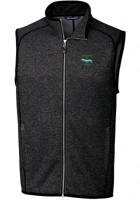 Cutter and Buck Tulane Green Wave Big Tall Charcoal Mainsail Sweater Vest Mens