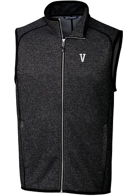 Cutter and Buck Villanova Wildcats Big Tall Charcoal Mainsail Sweater Vest Mens