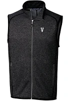 Cutter and Buck Villanova Wildcats Big Tall Charcoal Mainsail Sweater Vest Mens