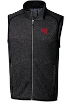 Cutter and Buck Western Kentucky Hilltoppers Big Tall Charcoal Mainsail Sweater Vest Mens Ve..