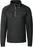 Cutter and Buck Florida Gators Mens Charcoal Mainsail Sweater Big Tall Qtr Zip