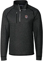Cutter and Buck LSU Tigers Mens Charcoal Mainsail Sweater Big Tall Qtr Zip