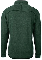 Cutter and Buck Michigan State Spartans Mens Mainsail Sweater Big Tall Qtr Zip