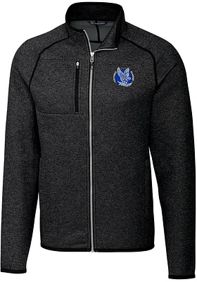 Cutter and Buck Air Force Falcons Mens Charcoal Mainsail Sweater Big Tall Light Weight Jacke..