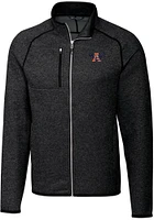 Cutter and Buck Auburn Tigers Mens Charcoal Mainsail Sweater Big Tall Light Weight Jacket