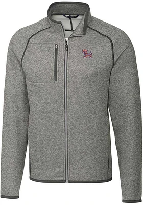 Cutter and Buck Clemson Tigers Mens Grey Mainsail Sweater Big Tall Light Weight Jacket