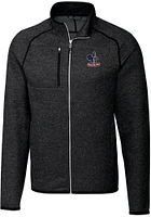 Cutter and Buck Delaware Fightin' Blue Hens Mens Charcoal Mainsail Sweater Big Tall Light We..