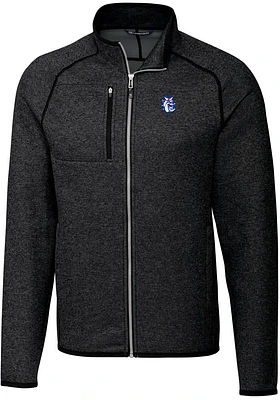 Cutter and Buck Fresno State Bulldogs Mens Charcoal Mainsail Sweater Big Tall Light Weight J..