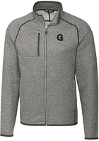 Cutter and Buck Gonzaga Bulldogs Mens Grey Mainsail Sweater Big Tall Light Weight Jacket