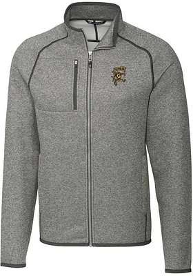 Cutter and Buck Grambling State Tigers Mens Grey Mainsail Sweater Big Tall Light Weight Jack..