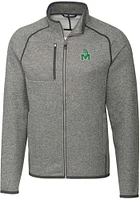 Cutter and Buck Marshall Thundering Herd Mens Grey Mainsail Sweater Big Tall Light Weight Ja..