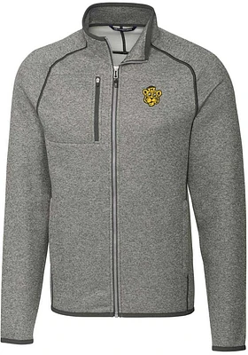 Cutter and Buck Missouri Tigers Mens Grey Mainsail Sweater Big Tall Light Weight Jacket