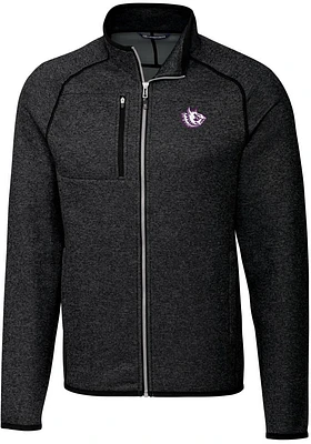 Cutter and Buck TCU Horned Frogs Mens Charcoal Mainsail Sweater Big Tall Light Weight Jacket