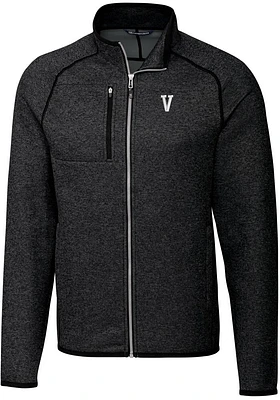 Cutter and Buck Villanova Wildcats Mens Charcoal Mainsail Sweater Big Tall Light Weight Jack..